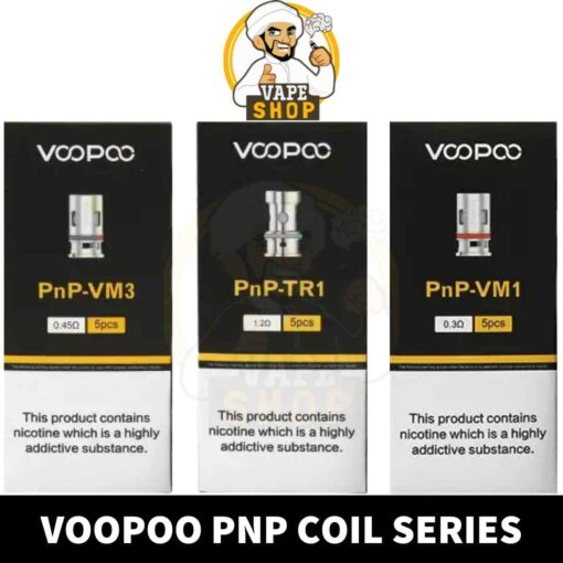 VOOPOO PnP Coils Series PnP R2, TR1, VM1, VM3, VM4, VM5, VM6 Replacement Coils in Dubai, UAE