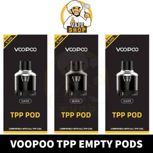 VOOPOO TPP Empty Pods 5.5ml Replacement Pods in Dubai, UAE