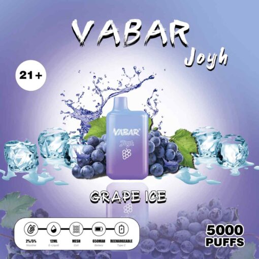 VABAR Joyh Disposable 5000 Puffs 2% & 5% Rechargeable Vape in Dubai, UAE - Image 12