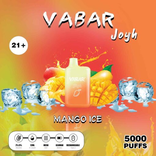 VABAR Joyh Disposable 5000 Puffs 2% & 5% Rechargeable Vape in Dubai, UAE - Image 8