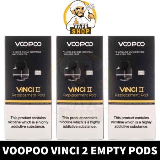 VOOPOO Vinci 2 Pods 6.5ml Replacement Pod Cartridge for Vinci 2 & Vinci X2 in Dubai, UAE
