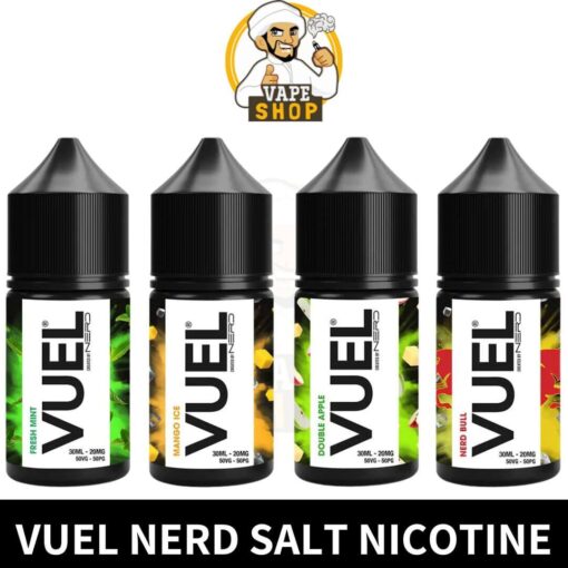 Vuel Nerd Salt Nicotine E-liquid Created By Nerd Brand