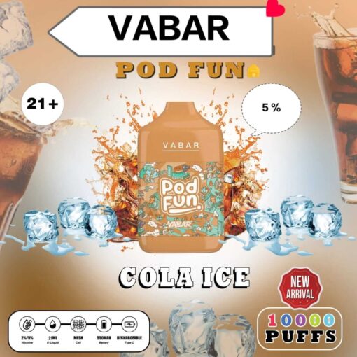 VABAR Pod Fun Disposable 10000 Puffs Rechargeable Vape in Dubai, UAE - Image 10