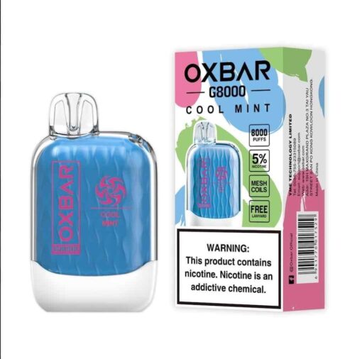 OXBAR G8000 Disposable 5% 8000Puffs Rechargeable Vape in Dubai, UAE - Image 12