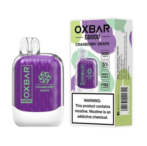 OXBAR G8000 Disposable 5% 8000Puffs Rechargeable Vape in Dubai, UAE - Image 11