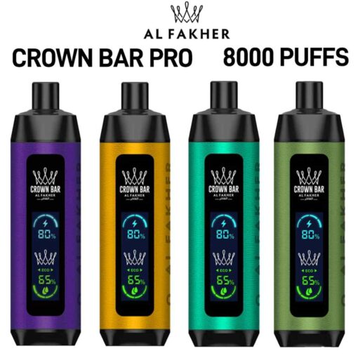 Crown Bar Al Fahker Pro dual mode 8000 Puffs Disposable Vape in Dubai - Image 2