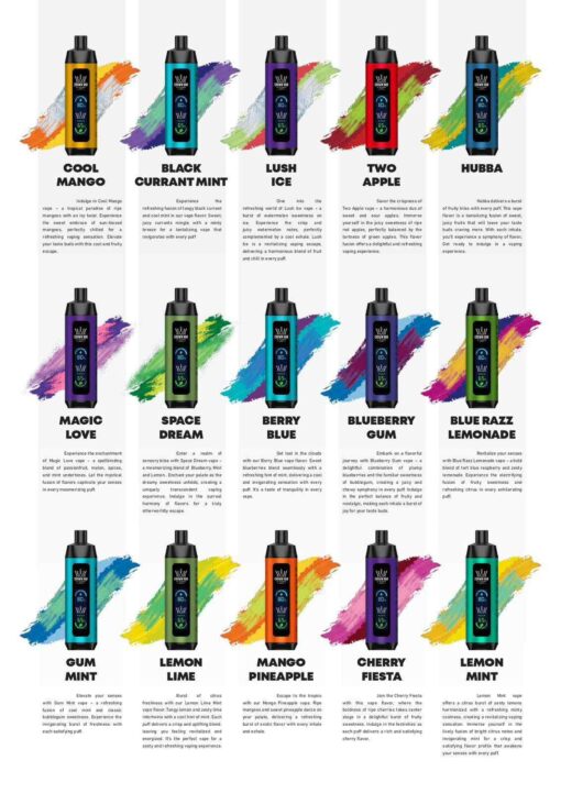 Crown Bar Al Fahker Pro dual mode 8000 Puffs Disposable Vape in Dubai - Image 3