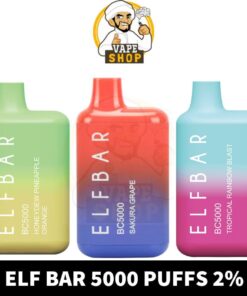 ELF BAR 5000 PUFFS 2% NICOTINE DISPOSABLE VAPE IN DUBAI
