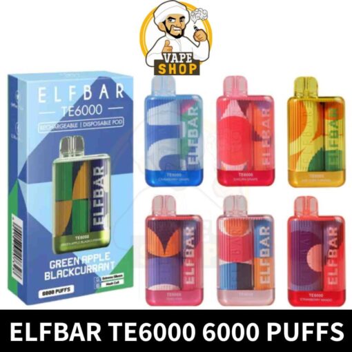 Elf Bar TE6000  5% Us Version Disposable Vape In Dubai best online shop - Image 4