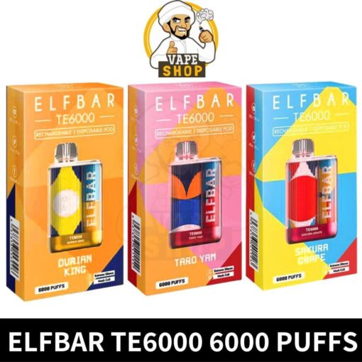 Elf Bar TE6000  5% Us Version Disposable Vape In Dubai best online shop - Image 3