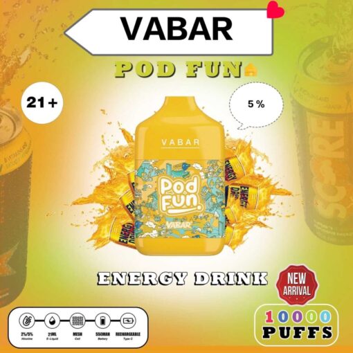 VABAR Pod Fun Disposable 10000 Puffs Rechargeable Vape in Dubai, UAE - Image 7