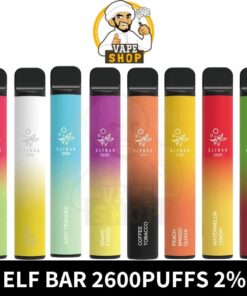 Elf Bar 2600 Puffs 2% nicotine Disposable Vape 1050mAh Vape in Dubai, UAE - Vape Shop AE