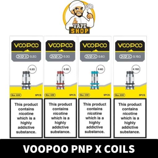 VOOPOO PNP X Replacement Pod Coils ( 5 PCS) in Dubai, UAE