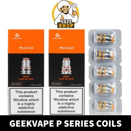 GEEKVAPE P Series Replacement Coils (5 PCS) in Dubai, UAE