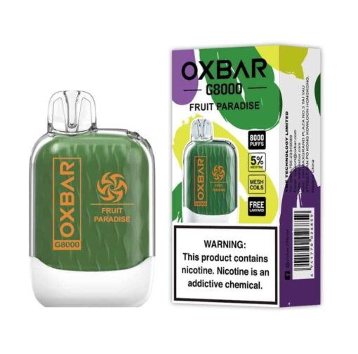 OXBAR G8000 Disposable 5% 8000Puffs Rechargeable Vape in Dubai, UAE - Image 8