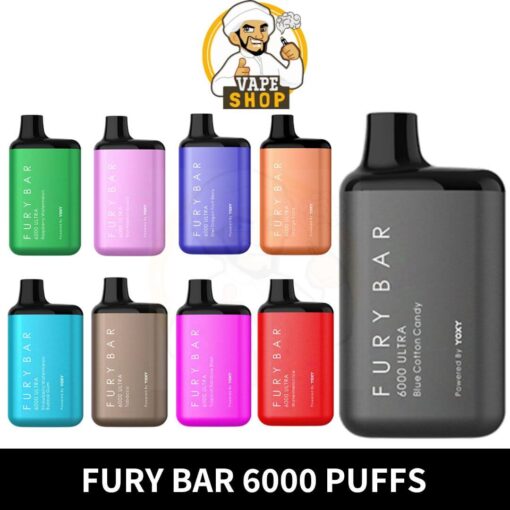 Fury bar Ultra 50MG  6000 puffs disposable Vape in dubai - Image 2