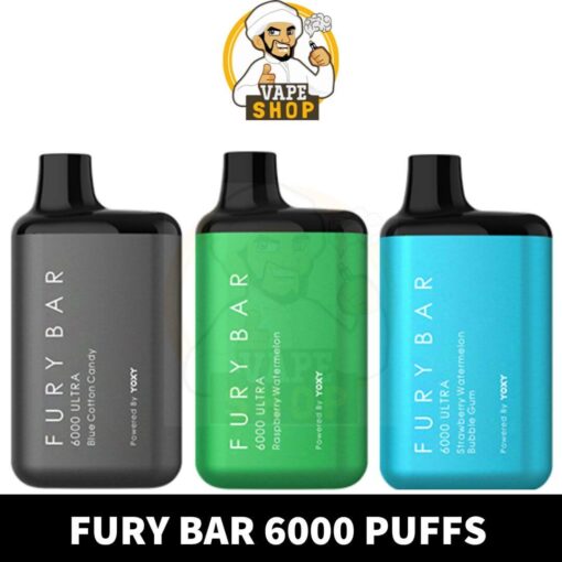 Fury bar Ultra 50MG  6000 puffs disposable Vape in dubai