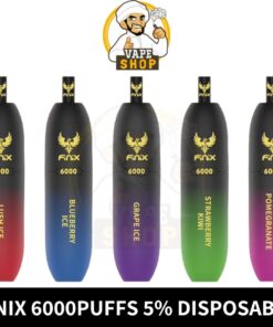 Finix 6000 Puffs 5% Nicotine Disposable Vape In Dubai, UAE