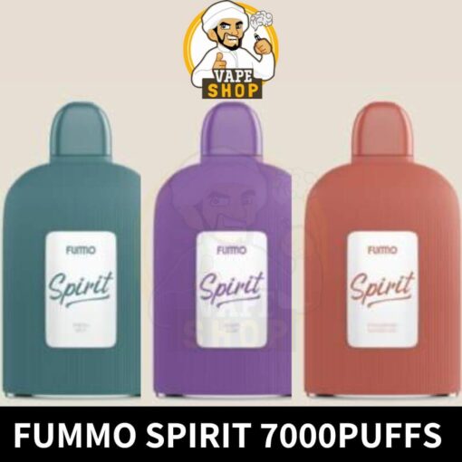 Fummo Spirit 2% Nicotine 7000 Puffs Rechargeable Disposable Vape in Dubai