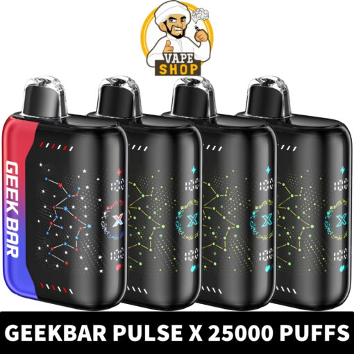 GEEK BAR PULSE X 50MG NICOTINE 25000 Puffs Disposable Vape in Dubai