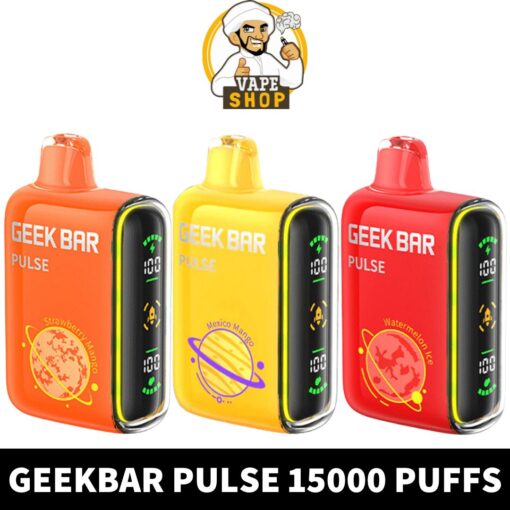 GEEKBAR Pulse 15000 Puffs 50mg Disposable Vape in Dubai, UAE