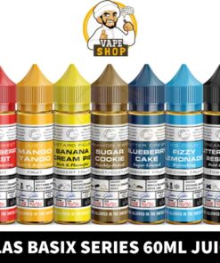 GLAS VAPOR E-Liquid Basix Series Vape Juice ● 60ml Juice 3mg & 6mg E-Liquid in Dubai, UAE