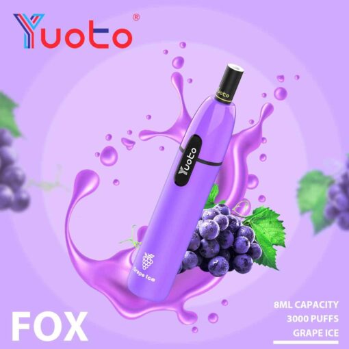 YUOTO Fox Disposable 5% 3000 Puffs Rechargeable Vape in Dubai, UAE - Image 11