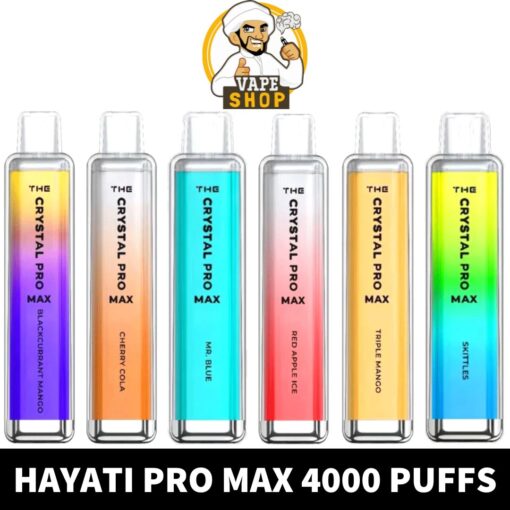 HAYATI Pro Max 4000 plus Puffs 20mg Disposable Vape in Dubai, UAE