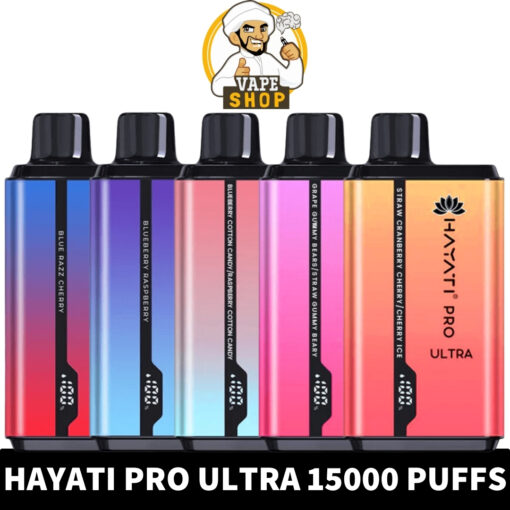HAYATI Pro Ultra 15000 Puffs 2% Nicotine Disposable Vape in Dubai