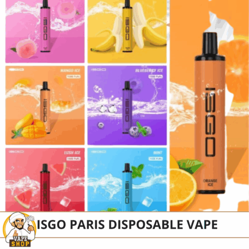 ISGO Paris Disposable Vape 1500 Puffs in UAE Dubai Shop - Image 3