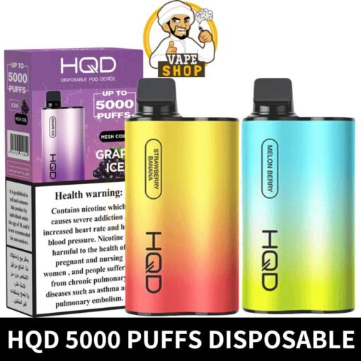 HQD CUVIE 5000 Puffs Disposable Vape In Dubai