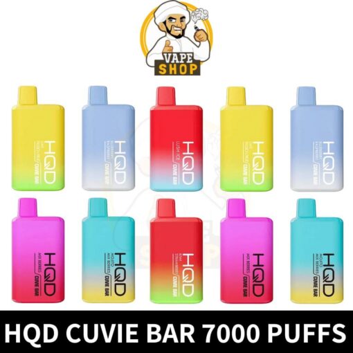 HQD Cuvie Bar 7000 Puffs Rechargeable Disposable Vape In Dubai - Image 2