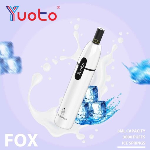 YUOTO Fox Disposable 5% 3000 Puffs Rechargeable Vape in Dubai, UAE - Image 9