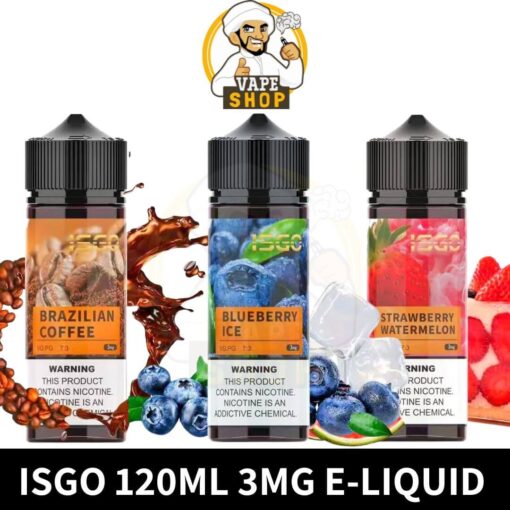 Isgo 3mg 120ml E-liquid In Dubai