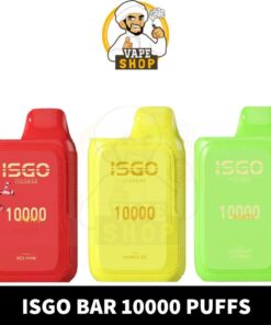 ISGO BAR 10000 Puffs 5% nicotine Disposable Vape shop In Dubai