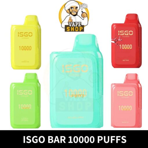 ISGO BAR 10000 Puffs 5% nicotine Disposable Vape shop In Dubai - Image 2