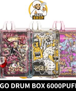 Isgo Drum Box 6000 Puffs 5% Disposable Vape in Dubai