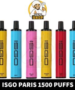 ISGO Paris Disposable Vape 1500 Puffs in UAE Dubai Shop