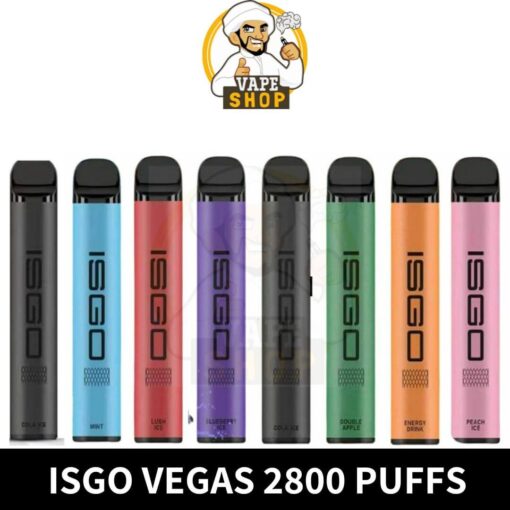 ISGO VEGAS 2800Puffs 2% nicotine disposable vape in dubai UAE - Image 2