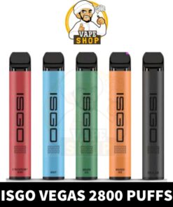 ISGO VEGAS 2800Puffs 2% nicotine disposable vape in dubai UAE