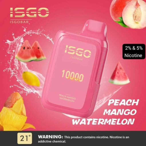 ISGO Bar Disposable 10000 Puffs 2% Rechargeable Vape in Dubai, UAE - Image 3