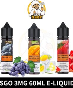 Isgo 3mg & 6mg 60ml E-Liquid In Dubai best online shop