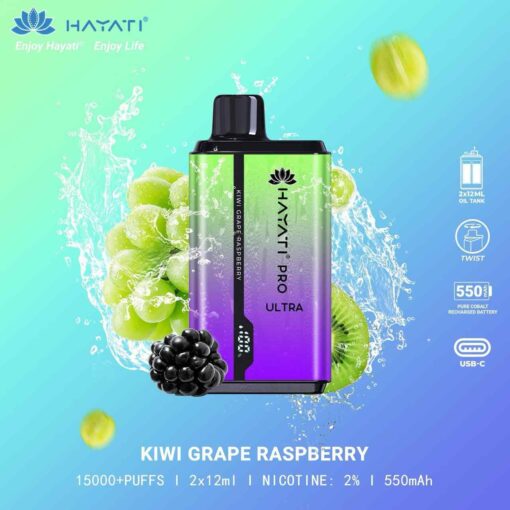 HAYATI Pro Ultra 15000 Puffs 2% Nicotine Disposable Vape in Dubai - Image 8