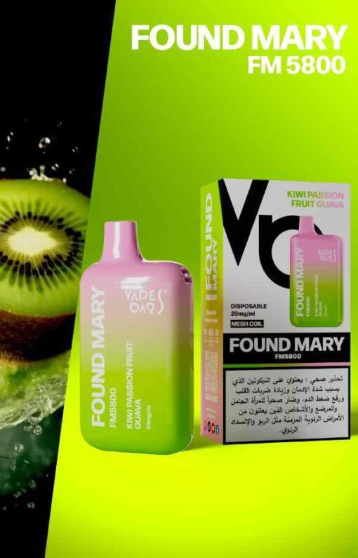 VAPES BARS Found Mary Disposable FM5800 20mg 5800 Puffs Rechargeable Vape in Dubai, UAE - Image 10