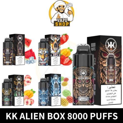 KK Alien Box 8000 Puffs 15ml 5% Disposable Vape In Dubai - Image 2