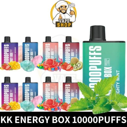 KK Energy Box 10000 Puffs 650mAh 5% Disposable Vape In Dubai - Image 2