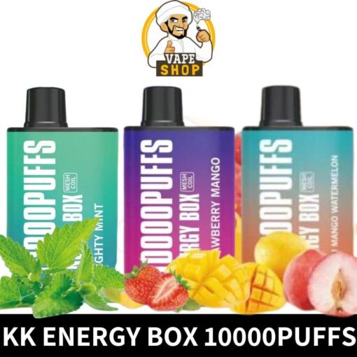 KK Energy Box 10000 Puffs 650mAh 5% Disposable Vape In Dubai