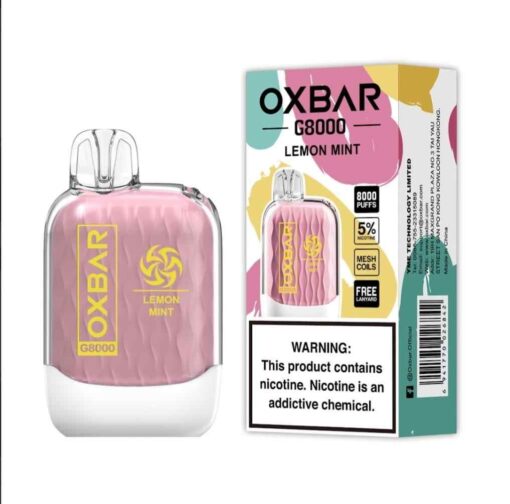 OXBAR G8000 Disposable 5% 8000Puffs Rechargeable Vape in Dubai, UAE - Image 6