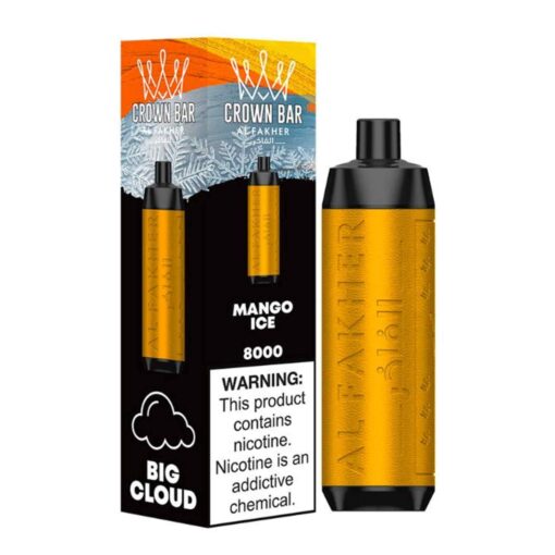 Crown bar al fakher 8000 puffs 50MG - Image 9
