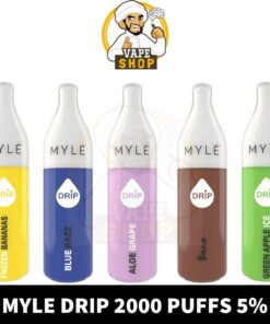 Myle Drip 2000 Puffs 5% disposable vape in uae dubai